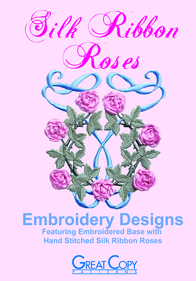 Silk Ribbon Roses Cover